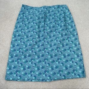 Cherokee Spring Collection Vintage Floral Straight/Pencil Skirt – 10 NWOT